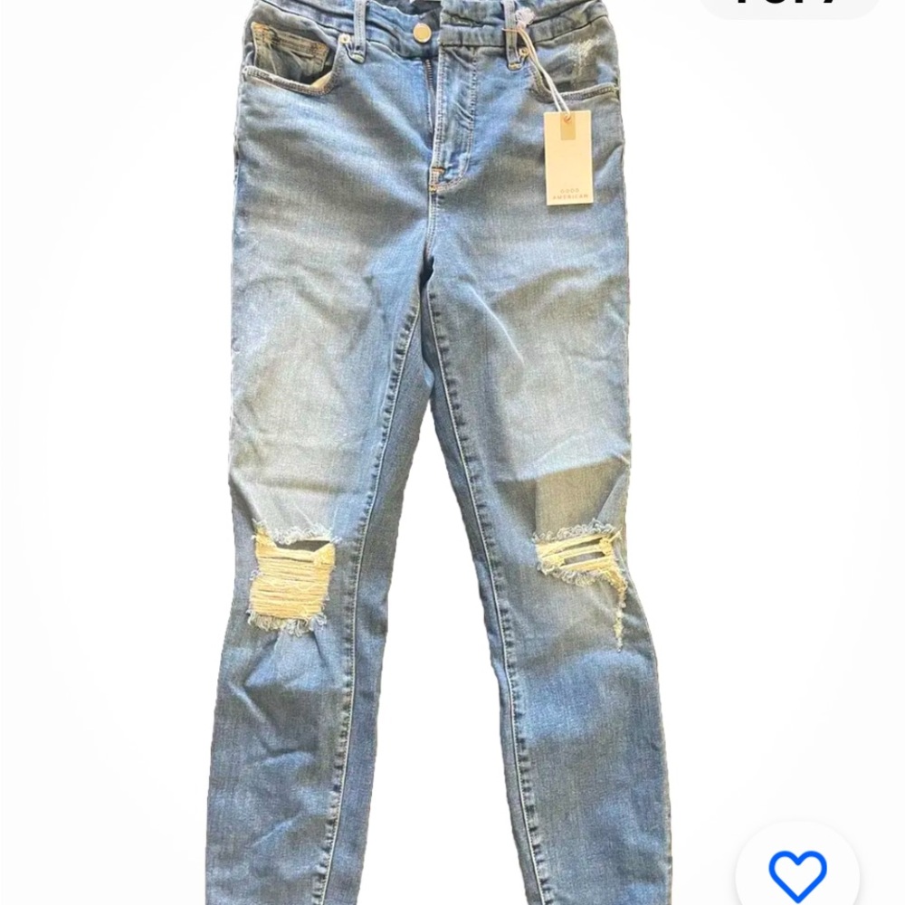 Good American Jeans Good Legs Crop skinny jeans NWT Size 2/27 inseam